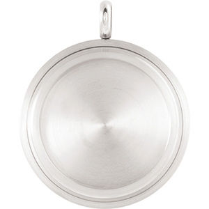 Silver solid base Twist Living Locket origami owl